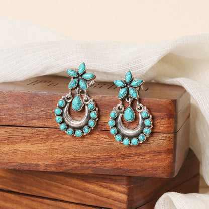 Hydro Turquoise Chandbali