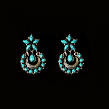 Hydro Turquoise Chandbali