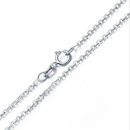 925 Sterling Silver Cherry Blossom Pendant Necklace